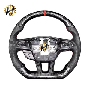Pour Ford Focus MK3 <span class=keywords><strong>MK2</strong></span> ST RS 2015 2016 2018 2019 Volant en fibre de carbone Intérieur automobile - Product Image 4