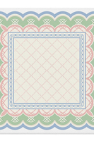 Peachy Keen Pixels Mahjong-Matte, rutschfeste amerikanische Mahjong-Tischabdeckung, luxuriöse Spielmatte, waschbare Spielmatte