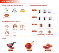 Sauce Sriracha piquante au piment rouge frais, en bouteille en plastique, certifiée Halal et HACCP, pour la vente en gros