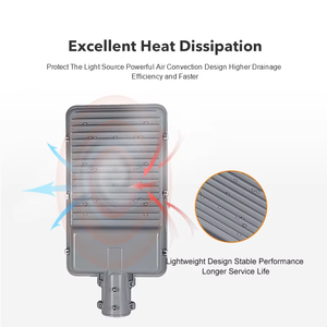 Lámpara Solar LED LUMIO para Calle, Impermeable, de Aluminio, IP65, 30W 50W 100W 150W 200W, Certificación CE, Disipación de Calor, para Carreteras, 2 Años de Garantía - Product Image 3