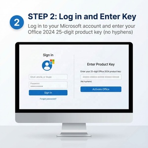 Clé de licence à vie <span class=keywords><strong>Office</strong></span> 2024 Famille et Petite Entreprise, activation mondiale pour compte personnel, clé numérique pour PC/Mac en stock - Product Image 3