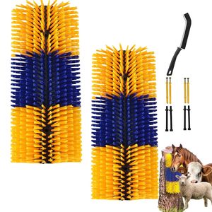 Cepillos para rascar ganado Premium cuidado de caballos cepillo rascador de cabra herramienta de limpieza de poste cepillos de masaje de aseo para caballo de vaca - Product Image 6