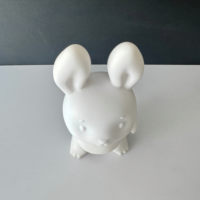 DIY 2026 Figurine de sculpture en résine blanche vierge pour peinture fluide, style brique blanche, pour la décoration intérieure