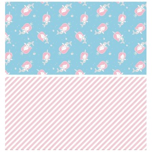 Cartoon Mermaid <b>Pattern</b> PE Coated Double-Sided 100GSM Thick Art <b>Paper</b> Roll Blue Pink Design Recyclable Gift & Craft - Product Image 6