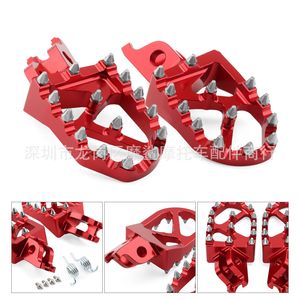 Pédales à pointes pour moto, pour Crf150r Crf250x Crf450rx Crf250l Kx250, modification noir rouge - Product Image 5
