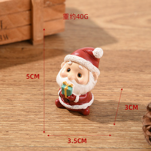 Creativo Mini resina 'vecchio' ornamento di natale decorazione unica per la casa e <span class=keywords><strong>Idea</strong></span> regalo figurina e giocattolo - Product Image 6