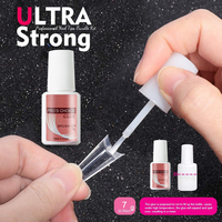 Vente en gros usine – Nouveauté : 500 faux ongles transparents en ABS écologique, formes cercueil, ovales, amande, French, adhésifs, pour photothérapie et peinture d'ongles