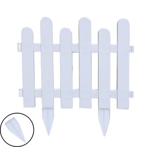 Plastic Fencing PVC Gardening White Hedge Fence Decorative Patio Garden Project Home Decors - Product Image 1