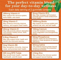 Gummies Énergie Naturelle pour des Fesses Volumineuses pour Femmes, Maca Noire & Fenugrec, Supplément de Magnésium, Soutien Immunitaire, Bonbons pour des Hanches Volumineuses, 60 unités