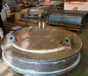 Imán de excavadora con motor y rodamiento para levantar productos de hierro para excavadoras de 12-40 toneladas Material Q345 de alta calidad - Product Image 2