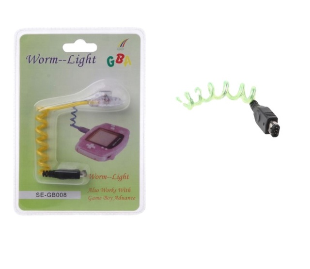High Quality New Flexible Worm Light Illumination LED Lamps for GB Advance for GB Color for GBA GBC Console