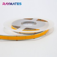 Bande lumineuse LED haute densité 15MM 3000K DC24v COB, éclairage LED COB flexible et découpable pour l'éclairage domestique