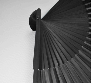 Ventaglio Pieghevole in Bambù Nero Classico Personalizzato con Logo per Regali <span class=keywords><strong>di</strong></span> Nozze e Promozioni - Product Image 6