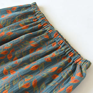 <span class=keywords><strong>Pigiama</strong></span> in garza di cotone organico leggero da <span class=keywords><strong>donna</strong></span>, taglie forti, con elastico in vita, fantasia stampata, per dormire, viaggiare, regali, primavera <span class=keywords><strong>XS</strong></span> - Product Image 3