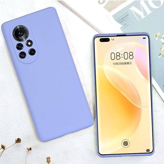 Slim 3-Layer Full Cover Liquid Silicone Soft Gel Rubber Case for Huawei Nova 12 11i 11 10 9 8 10 Pro Mobile Phones Free Sample