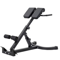Chaise romaine pliable multifonctionnelle en acier Lingxi, banc d'hyperextension réglable, machine d'extension dorsale, entraîneur de gainage sécurisé