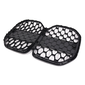 Rejilla delantera para BMW G22, diseño de malla de nido de abeja en plástico ABS negro brillante para la serie 4 del 2021. - Product Image 4