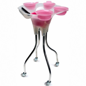 Fashionable Simple Beauty Salon <b>Trolley</b> Cosmetic Head Therapy Cupping Foot Bath <b>Shop</b> Three-Layer Complete Mobile Storage Rack - Product Image 3