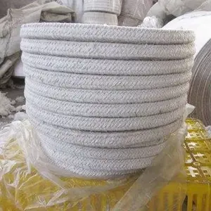 KERUI Alumina Fiber Rope Glass Filament Stainless Steel Reinforced Fire Proof Ropes Ceramic Fiber Rope