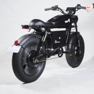 Bicicleta Elétrica de Montanha 1500W com Motor Traseiro e Pneus Largos para Terrenos Extremos e Viagens de Longa Distância - Product Image 4