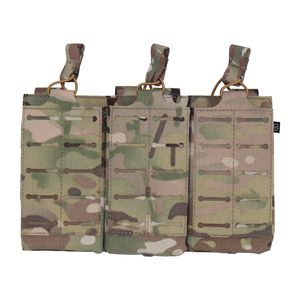 กระเป๋าใส่แม็กกาซีน 5.56 แบบสามช่อง สำหรับเสื้อเกราะยุทธวิธี ชุดเกราะป้องกันตัว กระเป๋าล่าสัตว์ แบบตัดด้วยเลเซอร์ - Product Image 2