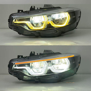 Luz Delantera para Auto WLJ, Estilo IKON V2, Blanca, Amarilla, Ámbar, Roja, DRL para <span class=keywords><strong>BMW</strong></span> Serie <span class=keywords><strong>4</strong></span> F32 <span class=keywords><strong>F33</strong></span> F36 F80 F82 F8X M3 M4, con Certificación Emark - Product Image 4