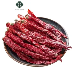 Yeni bitkileri er jing tiao sıcak baharatlı kurutulmuş kırmızı biber doğal kurutulmuş kırmızı acı biber gıda baharat sıcak biber