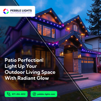 Lumières LED personnalisées Ismart, lumières de Noël extérieures IP68 pour les fêtes et Noël, contrôle intelligent Wi-Fi