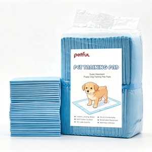 Ventes en gros de coussinets absorbants pour animaux de compagnie, épais, grande capacité d'absorption, non tissés, absorption instantanée, imperméables, jetables, pour chiots, taille S M L XL - Product Image 1