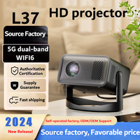 Nuevo Mini Proyector de Video 3D Inteligente Android Wifi para Teléfono Móvil, Mini TV Portátil con Base