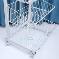 Présentoir en métal pour snacks et croustilles de supermarché Étagère Panier de rangement pour vernis à ongles Étagère d'affichage en fil métallique