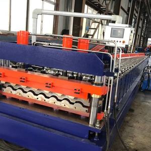 Afrika Markt Romantile-Typ Daachziegelmaschine Farbe Stahl Metall glasierte Fliesenrolle Formmaschine - Product Image 4