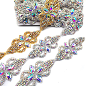 Ceintures de mariée avec appliques en <span class=keywords><strong>strass</strong></span> cristal pour <span class=keywords><strong>mariage</strong></span> - Product Image 4
