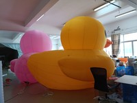 Décoration de canard gonflable géant modèle de dessin animé Animal gonflable pour