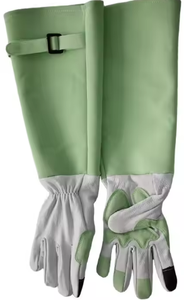 <span class=keywords><strong>Gants</strong></span> de jardinage à manches longues résistants aux perforations, <span class=keywords><strong>gants</strong></span> de jardinier en cuir pour la taille des roses - Product Image 5