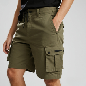 Nouveau <span class=keywords><strong>short</strong></span> cargo à la mode Shorts de travail en plein air Multi-poches Spandex Polyester <span class=keywords><strong>Randonnée</strong></span> Golf Pantalon <span class=keywords><strong>court</strong></span> Streetwear Hommes Cargo Shorts - Product Image 4