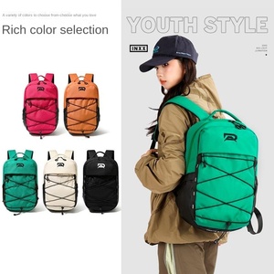 Cross-border New Leisure External <b>Frame</b> <b>Backpack</b> Lightweight Outdoor Hiking Mountaineering 20-35L Nylon All-match Travel Sports - Product Image 6
