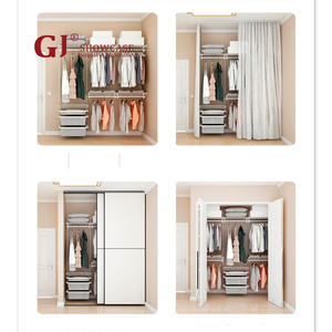 Porte-vêtements <span class=keywords><strong>industriel</strong></span> en métal-50-70kg Armoire détachable portante avec conception antirouille pour la maison/le magasin/l'hôpital - Product Image 1