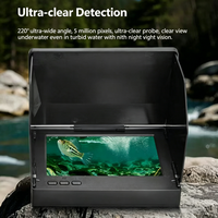 Cámara de Pesca Submarina Flywheel N95 de 7.ª Generación con Monitor LCD de 4.3" 480*272, Ángulo Amplio de 195°, Resistente al Agua IP68, de Plástico