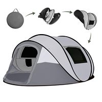 Tente d'événement extérieure pliable à cadre en acier monocouche en tissu Oxford imperméable avec logo personnalisé