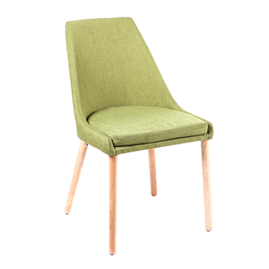 Offre Spéciale pas cher salle à manger café restaurant en bois jambe chaise en tissu en gros - Product Image 3