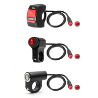 Interrupteur de phare pour vélo électrique DIY, montage sur guidon, étanche, bouton marche/arrêt pour vélo électrique, scooter, VTT, universel