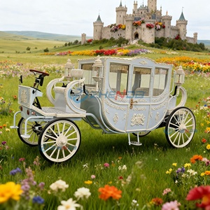 2026 Meilleures ventes Prix de gros Personnalisé Chariot royal électrique d'extérieur, Chariot sans chevaux électrique, Chariots utilitaires pour chevaux - Product Image 6