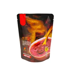 High Temperature Barrier Foil Retort For Meat Vegetable Soup Packaging Bag Canned Fish Fast Food Packaging Retort Pouch