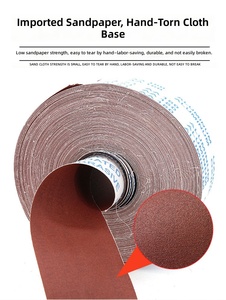 Rollo Abrasivo de Óxido de Aluminio de 100 mm x 75 m, Rollo de Papel de <span class=keywords><strong>Lija</strong></span> <span class=keywords><strong>para</strong></span> Pulir Metal y <span class=keywords><strong>Madera</strong></span> - Product Image 1