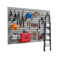 Supports d'outils électriques multi-tailles JH-Mech, haute capacité, résistants aux rayures, en acier carbone, accessoires pour crochets de mur à lattes, étagères de mur à lattes
