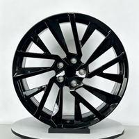 Jantes forgées Deep Lips 18 19 20 21 22 23 pouces 5x112 5x114.3 5x120, design maille noire pour Jeep Grand Cherokee BMW Audi