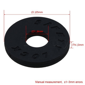 Bottoni per Cinghie di <span class=keywords><strong>Chitarra</strong></span> in Gomma di Alta Qualità, Chiusure Personalizzate per Cinghie, <span class=keywords><strong>Accessori</strong></span> per Chitarre Elettriche - Product Image 2