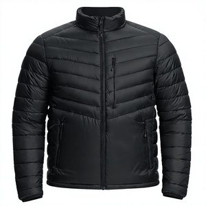 Solid Color <b>Men's</b> Safari <b>Jacket</b> Zipper Waterproof Cotton Liner OEM Service Casual <b>Canvas</b> Fabric Large Size Winter - Product Image 4
