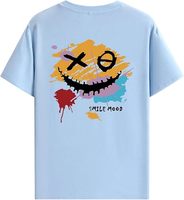T-shirt unisexe en coton de haute qualité, vintage, délavé à l'acide, séchage rapide, respirant, Ideaku, vêtements d'été, T-shirt pour homme Eric